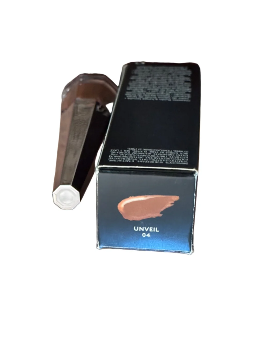 New Fenty Beauty Stunna Lip Paint Unveil 04 Brown mini sized